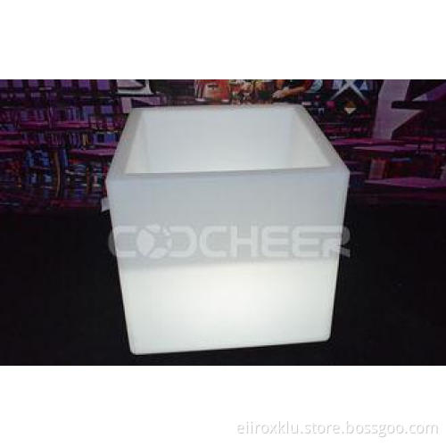 Waterproof Plastic White Color Square illuminated Led Flowe